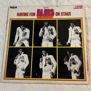 ELVIS PRESLEY Having Fun With Elvis On Stage - Vinyl Record
